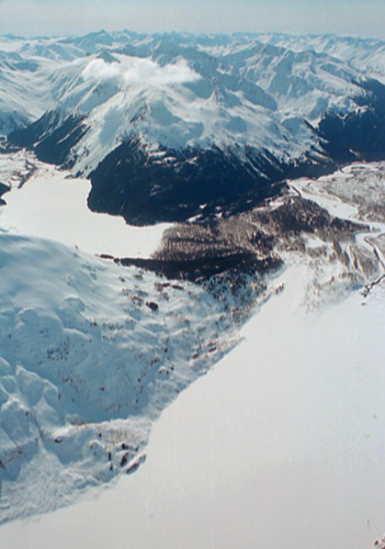Frozen Glacial Lakes